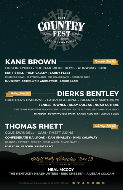 Catch Jesse Allen at Country Fest 2021!